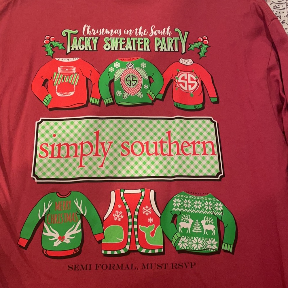 Simply Southern Christmas Tee - Picture 2 of 5